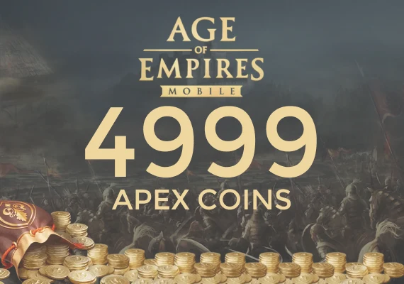 Age of Empires Mobile - 4999 Apex Coins Direct Top-Up - GLOBAL
